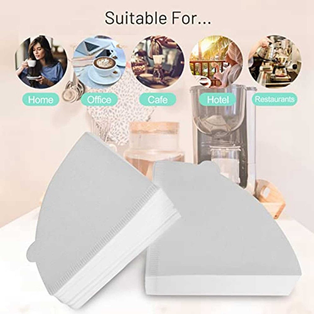 

One Two Cups Kertas Saringan Kopi Filter Paper V60 2-4 Cups 100 PCS - V02