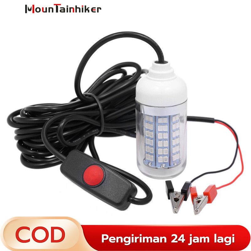 Lampu bawah air Persediaan Menarik Ikan Lampu LED Dalam Air Umpan Ikan Umpan Cahaya untuk Memancing 