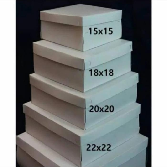 

Dus/kotak nasi ukuran 15/18/20/22 400gram isi 50psc - 22x22