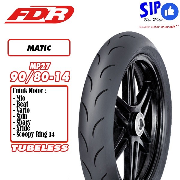 Ban motor matic Soft compound FDR Sport MP 27 MP27 90 80 14 Tubeless