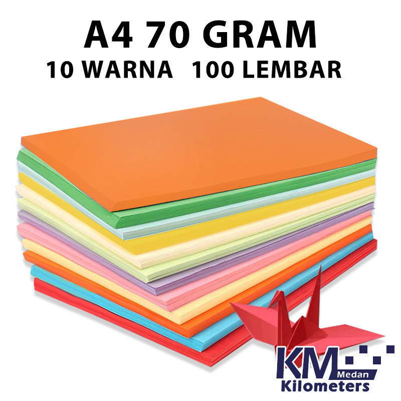 

Kertas Origami Lipat Double Face Warna Pastel Bolak Balik 100Lembar