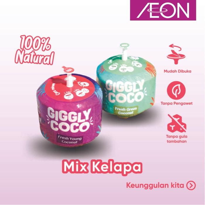 

Giggly Coco Coconut / Giggly Coco Fresh Young Coconut / Giggly Coco Fresh Green Coconut - Fresh Young