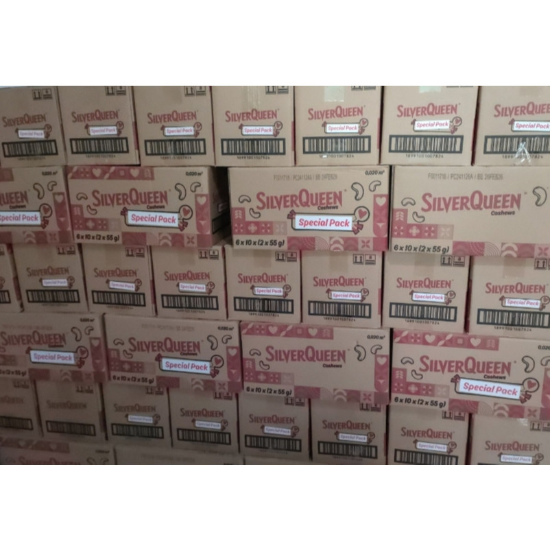 

Silverqueen Mede 55gr valentine kartonan