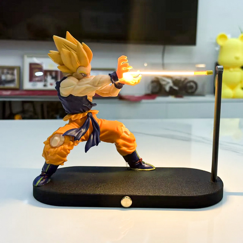 

Spot Kamehameha Wave Wukong Floating Night Light, Dragon Ball Creative Figurine, Gift for Male and Female Birthdays.