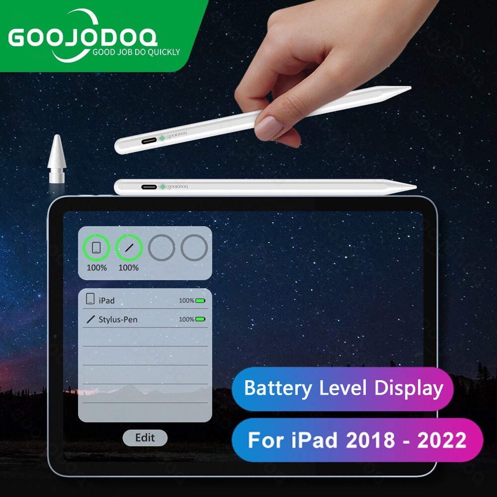 

GOOJODOQ Stylus Pen Bluetooth Stylus Pen with Camera&Split screen for ipad Pencil 9th Gen 8th 7th 6th Air 4 5 Pro 11 12.9 2019 2020 2021 Mini 6