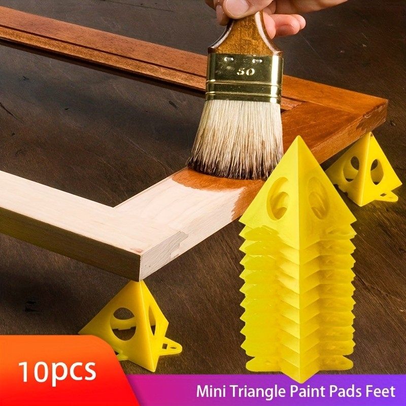 

10Pcs Pyramid Stands Painter's Painting Stands Mini Cone Paint Stands for Canvas and Door Risers Support Painting Pyramids