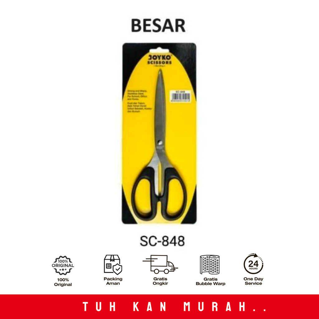 

GUNTING SERBAGUNA JOYKO STAINLESS UKURAN BESAR