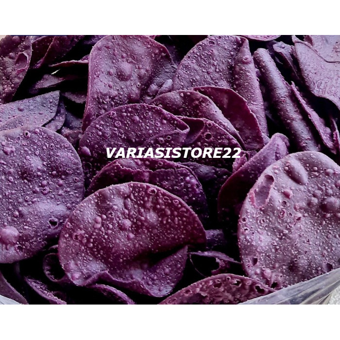 

Keripik Ubi Ungu Manis Spesial / Kripik Ubi Ungu ISI 100 - MENTAH Molagi Snack