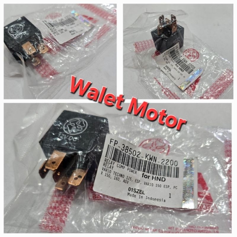 Relay comp power stater kaki 5 vario techno 125, vario 150 pcx 150/160 ori FEDERAL