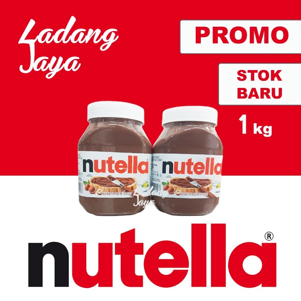 

Nutella 1 Kg | Selai Coklat | Chocolate Spread (Expiry 2026)