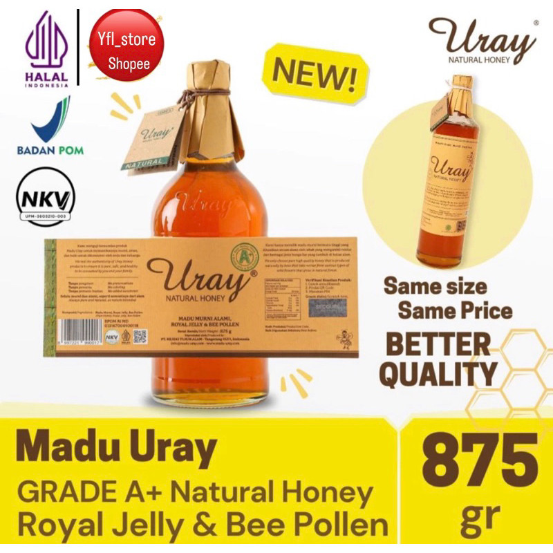 

MADU URAY 875 gr / 640ml ORI DAN EXP MASIH LAMA