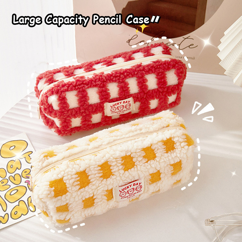 

Cute Cloth Pencil Bags Multi-functional Pencil Bags Large Capacity Stationery Storage Bag Student Stationery Organizer School Supplies