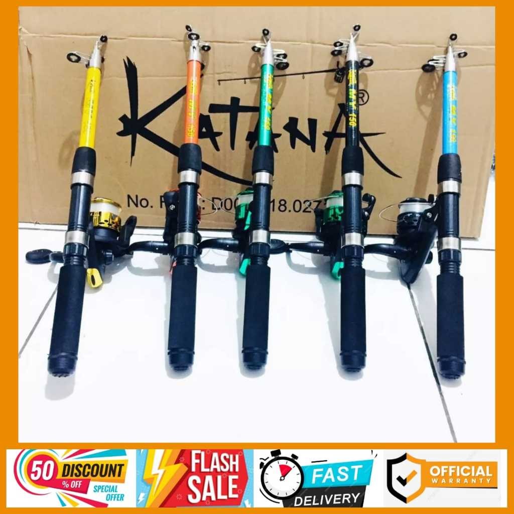 Joran pancing antena pancing 1,5 meter japan style tongkat pancing