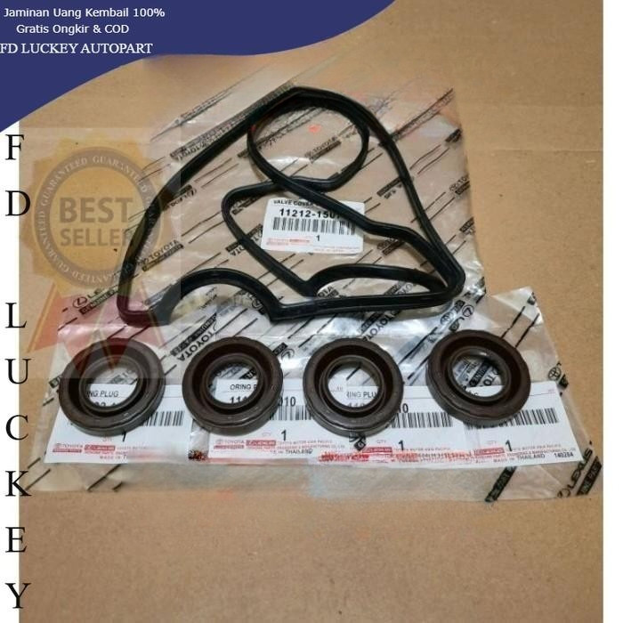 PAKING KLEP PAKING TUTUP KLEP SEAL SIL BUSI GREAT - SOLUNA -TWINCAM ALL NEW COROLLA 1SET