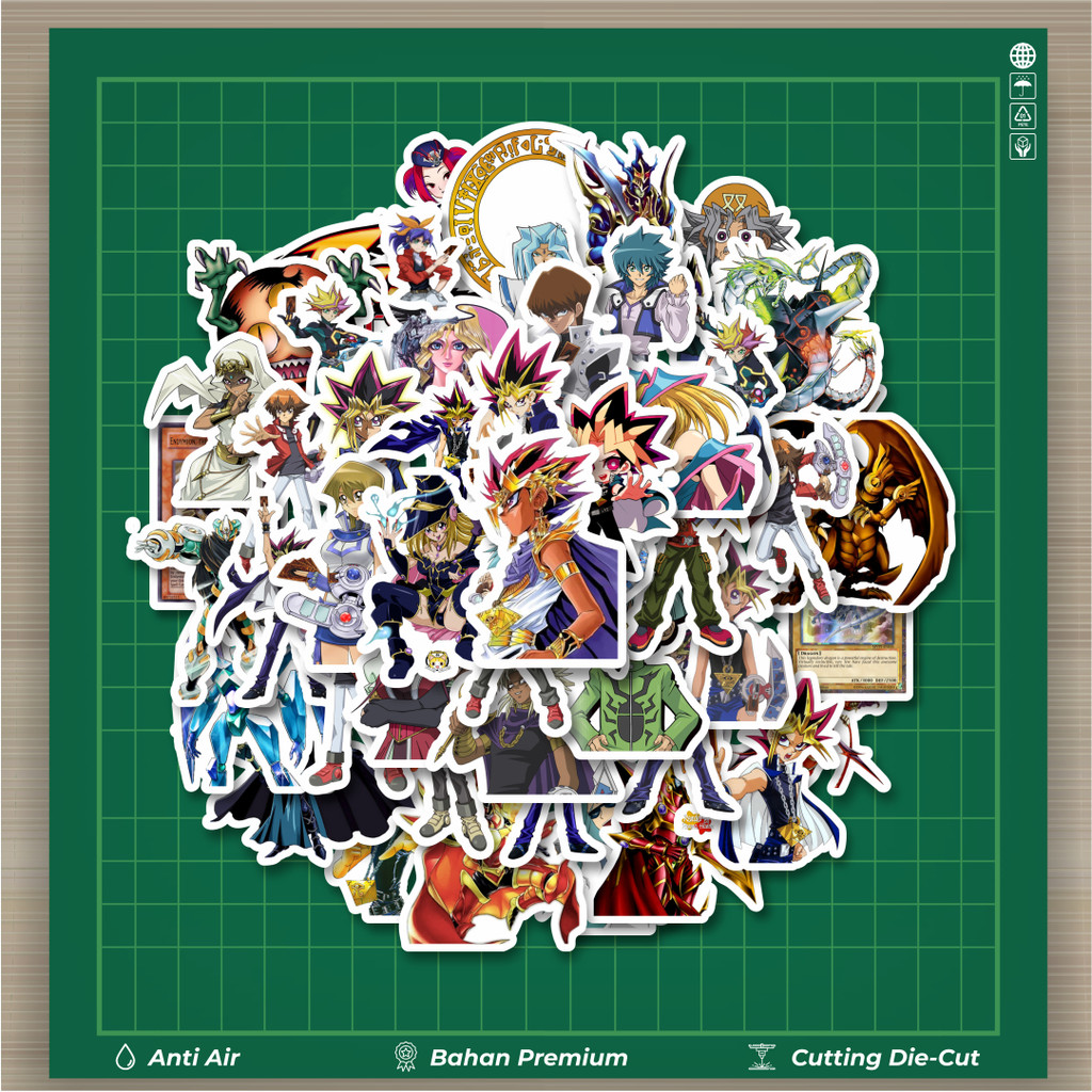 

HOT 50 PCS STIKER Stiker Anime Series Yu-Gi-Oh! Karakter V3 Stiker Fashion Cars Decal Dingin Kartu Album Custom Vinyl Anti Air- Sticker Aesthetic Buku Journal Koper Casing HP Tablet Laptop Helm Motor Botol Minum
