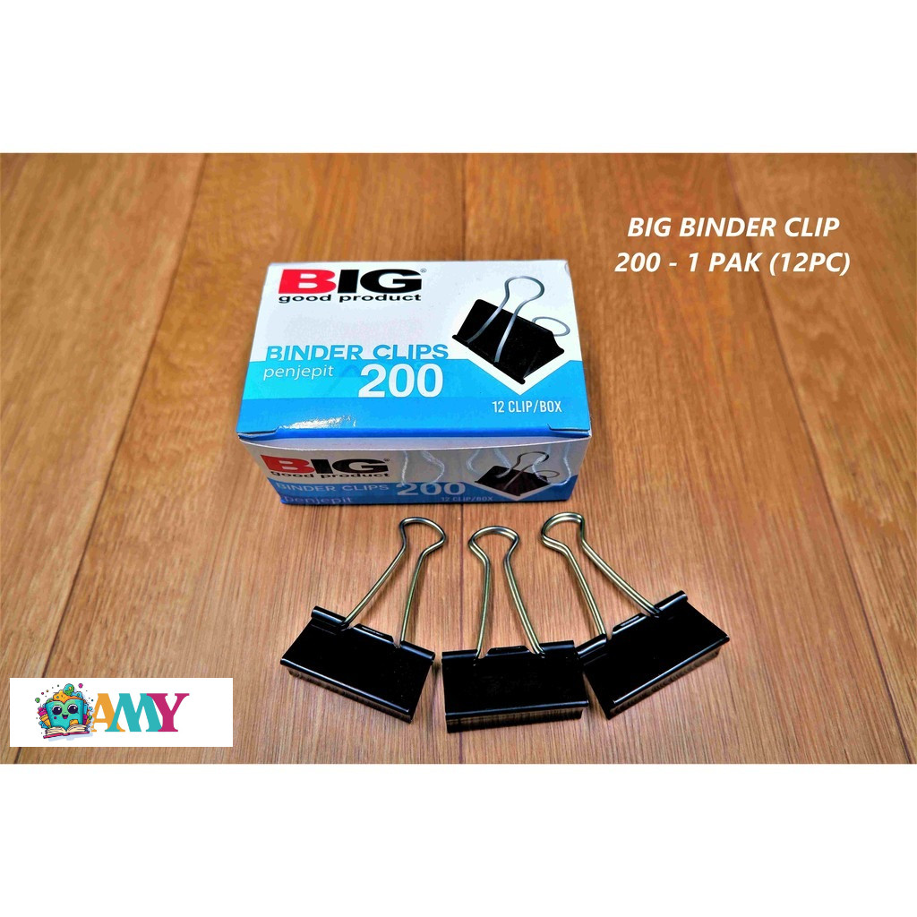 

BIG BINDER CLIP 200 AMY STASIONARY