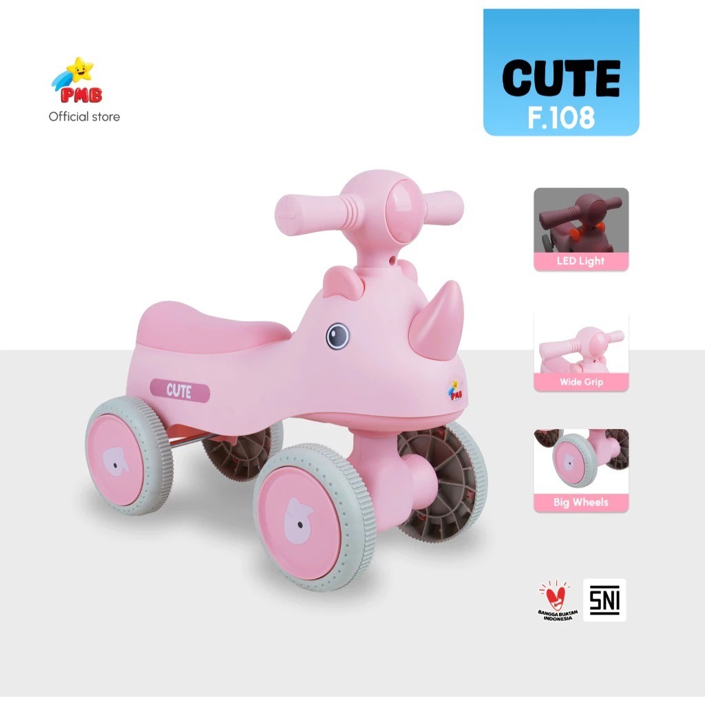 SHD_SHOP Mainan Anak Ride On Cute F108 – PMB Toys