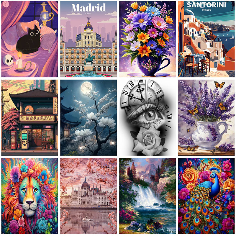 

Diamond Art Painting Kits Embroidery Full Crystal Mosaic 5D Diy Diamond Paintings Kits New 2025 Accessories 30x40 cm Wall Art