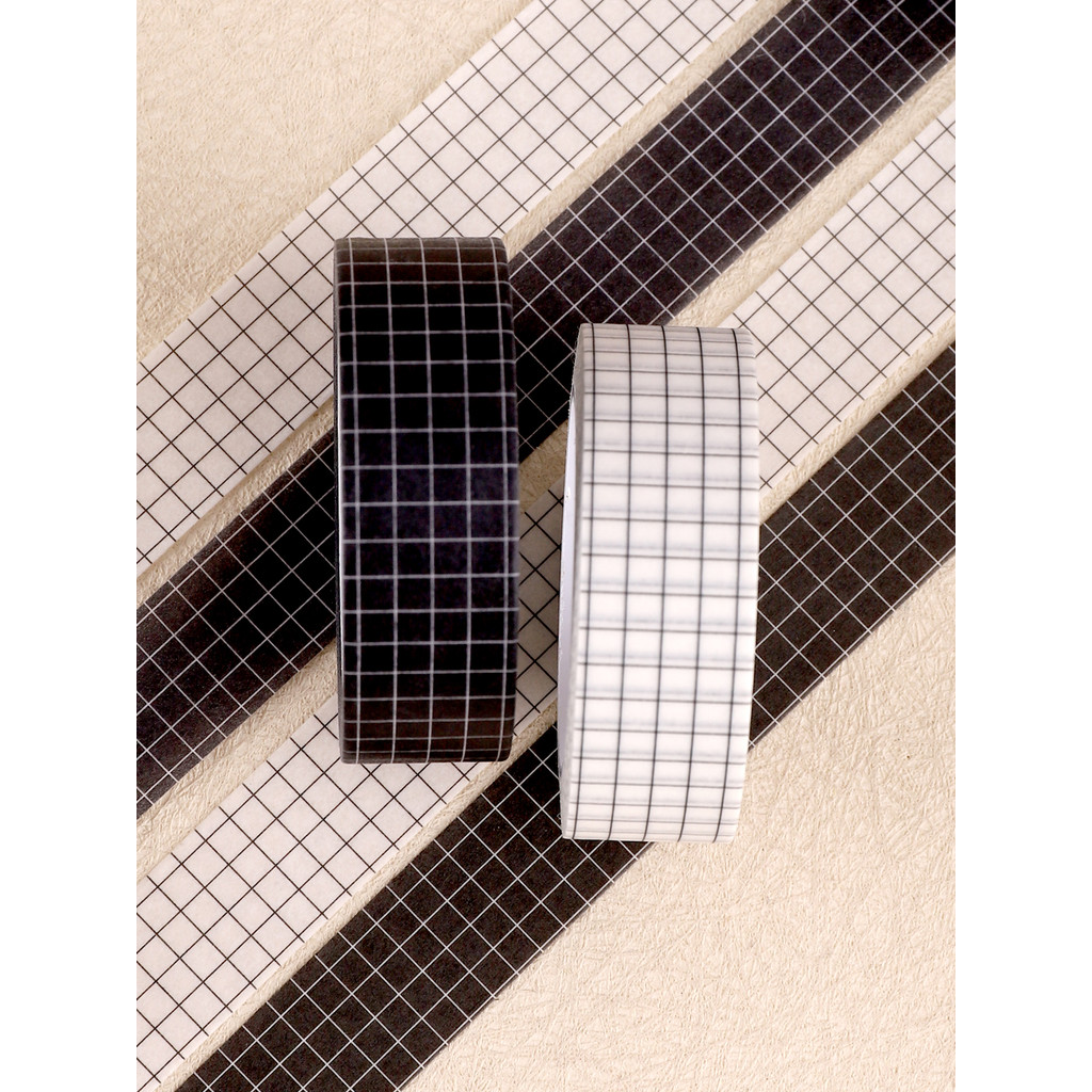 

1roll Simple style plaid washi tape set Washi Tapes Scrapbooking Supplies Stationary Masking Tape Journaling Supplies washi tape