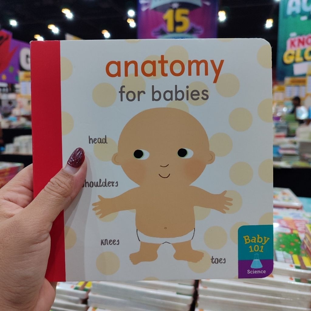 BIG BAD WOLF BOOKS – BABY 101 : ANATOMY FOR BABIES - BOARD BOOK BBW IMPORT
