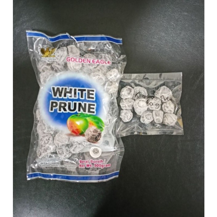 

kiamboy putih manis asin 80 gr/white prune/golden eagle