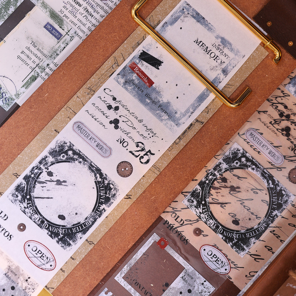 

XiaoBaiJia Studio Vintage Old Photo Frame Washi PET Tape DIY Card Making Scrapbooking Decorative Sticker