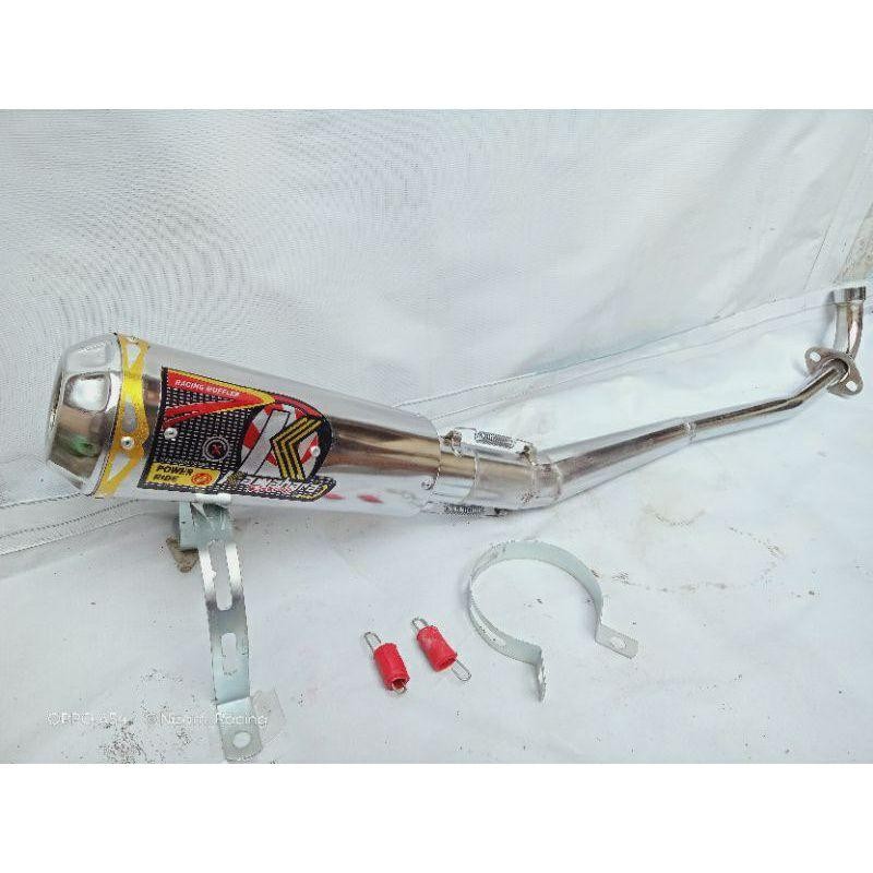 Knalpot KAWAHARA Racing Supra X Supra Fit Vega Jupiter Smash Shogun Revo Blade Kharisma.