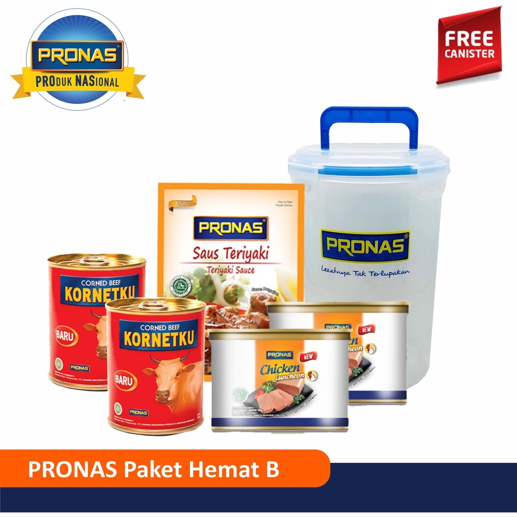 

PRONAS Paket Hemat B Bundling 5 pcs Free Canister