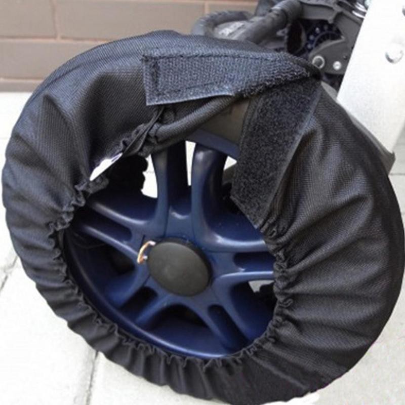 Baby Stroller Wheel Cover Dustproof Kid Baby Wheelchair Protector Pushchair Wheel Cover Stroller Acc