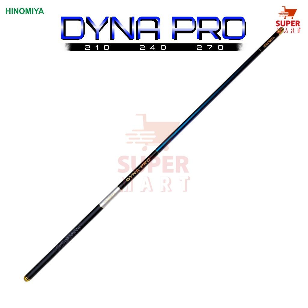 Supermart Surabaya Joran Tegek HINOMIYA Dyna Pro 210 240 270 Carbon Pole Mancing Kolam Ujung Solid S