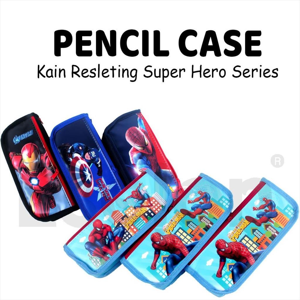 

♚Kotak Pensil Kain Superhiro 5280/5274 / Kotak Pensil Karakter♚