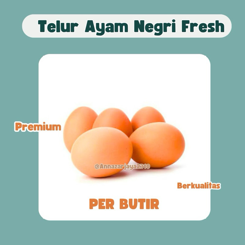 

TELUR AYAM NEGRI FRES PERBUTIR