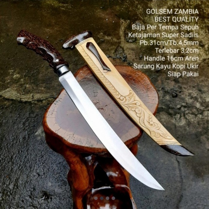 Golok sembelih super tajamm / PROMO golok asli baja super tajam / golok potong kayu dan bambu super 