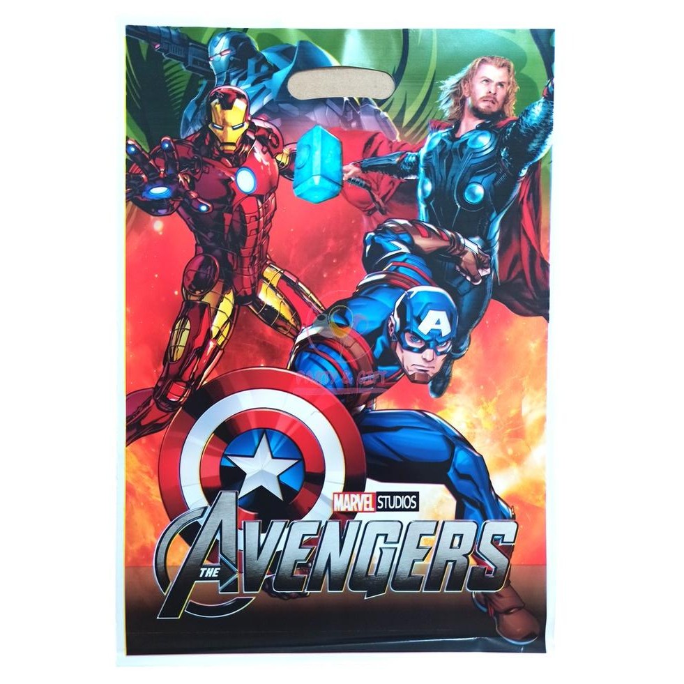 

TERBARU!!! Plastik Goodie Bag Souvenir Ulang Tahun Tenteng - Avengers