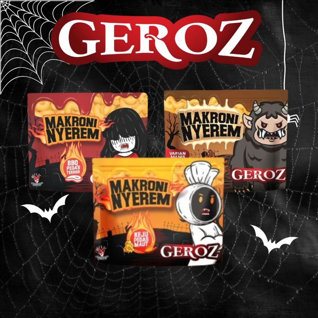 

Geroz - Makaroni Nyerem - pedas manis - bundling 3