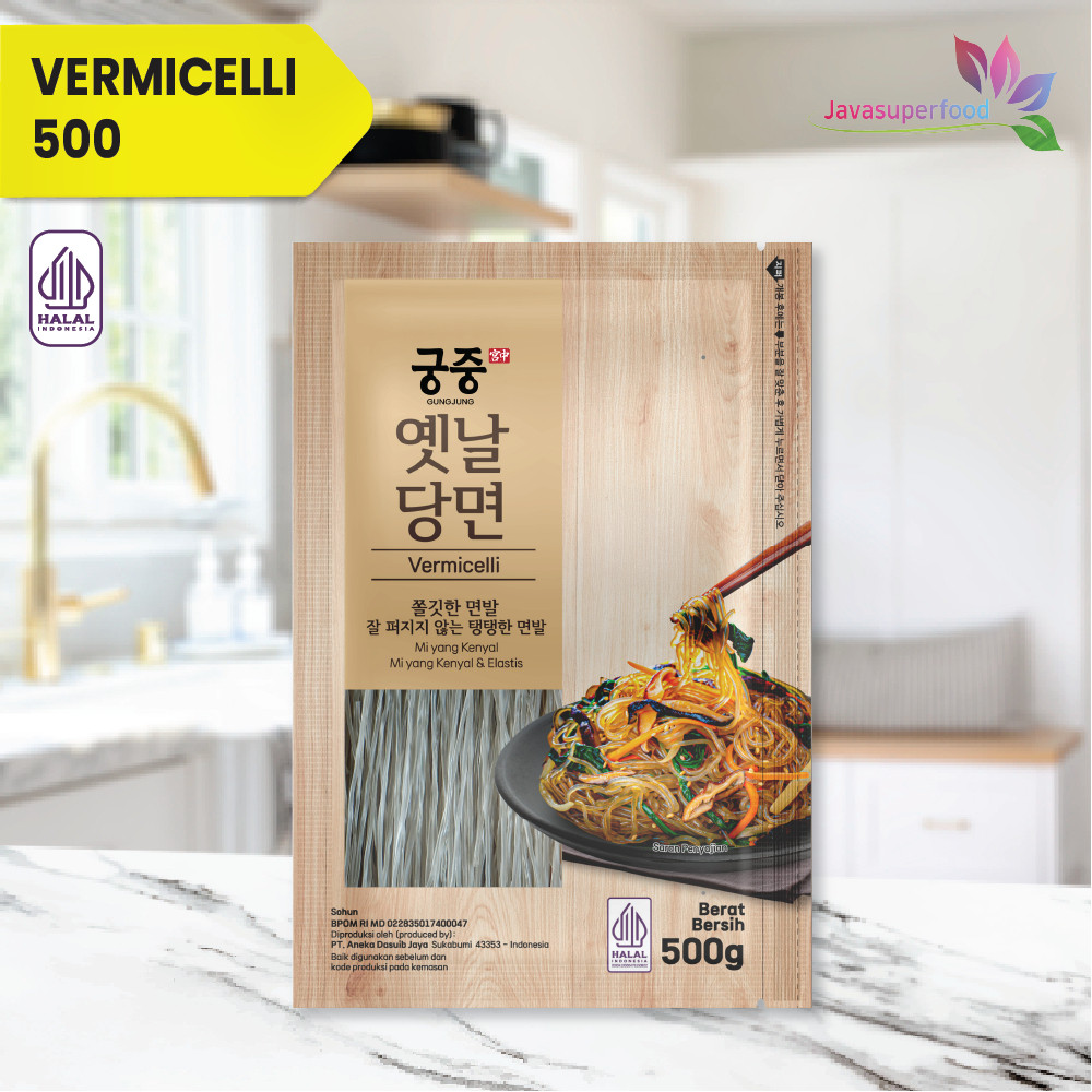 

KOREAN VERMICELLI HALAL 500g Mie Japchae / Sohun Soun Bihun Korea Halal