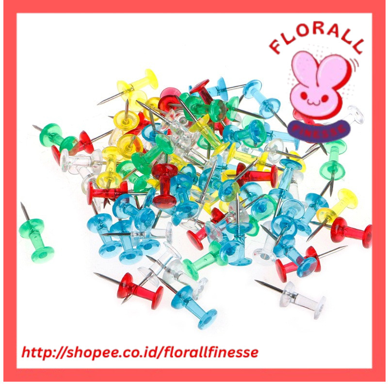 

40 pieces per box Assorted Making Thumb Tacks Multicolor Plastic Tacks Push Pins Cork Board Office School Stationery Supplies