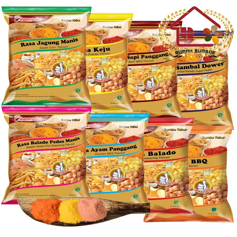 

[COD] (100 gr) CITARASAKU Bumbu Tabur Renteng Aneka Rasa BBQ Keju Balado dll Spices Bubuk Instan