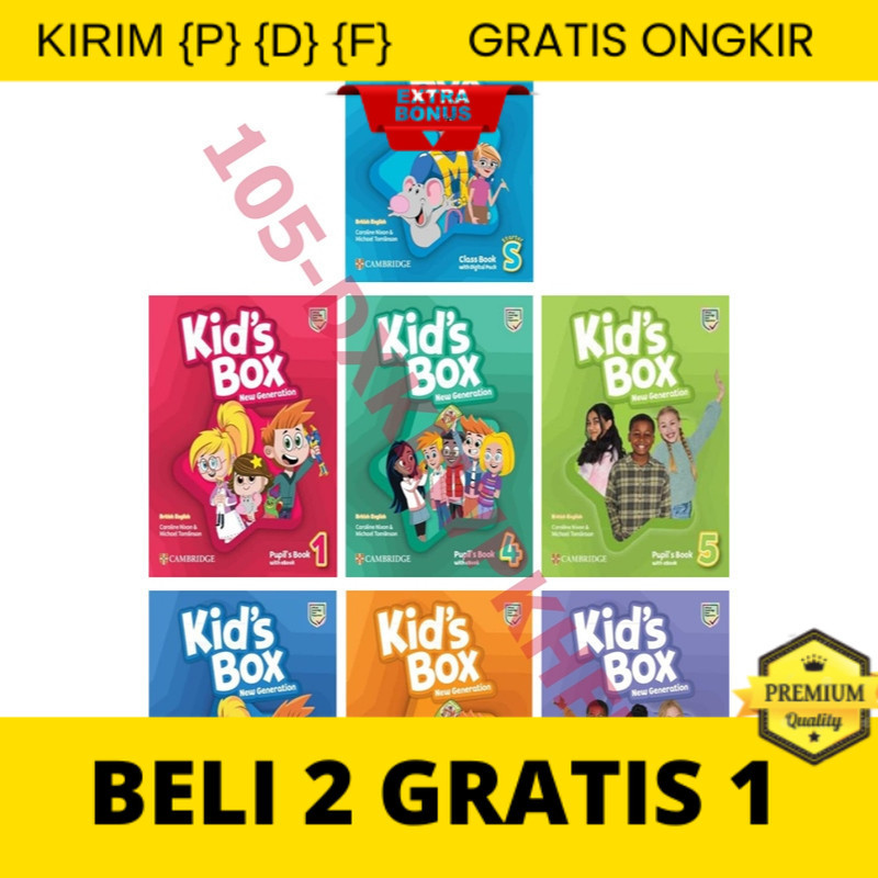

{P} {D} {F} Cod / Kid’s Box New Generation Starter Pupil Book 1 - 6 / Full Warna