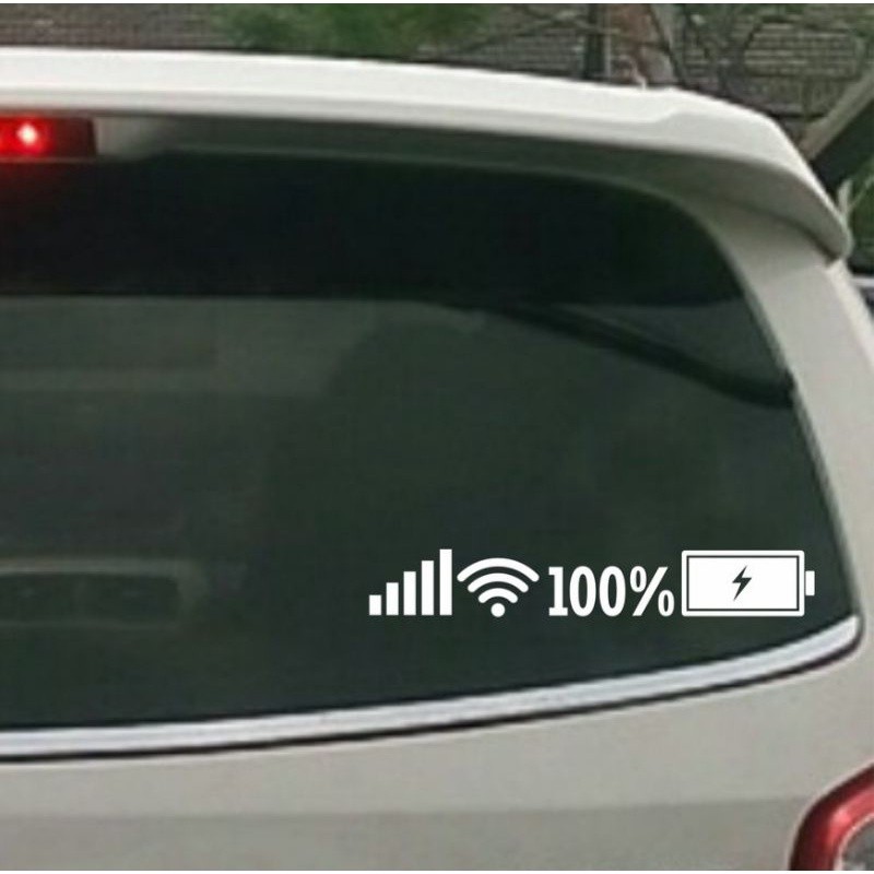 stiker sinyal Hp wifi sticker sinyal wifi cutting motor mobil dll