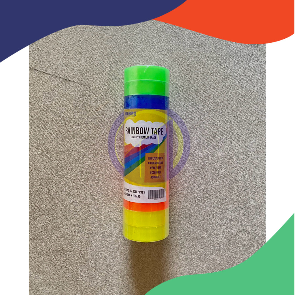 

(PACK=12PCS) ISOLASI BERRY RAINBOW KECIL 12MM X 9MM (MIN. ORDER 6 PACK)