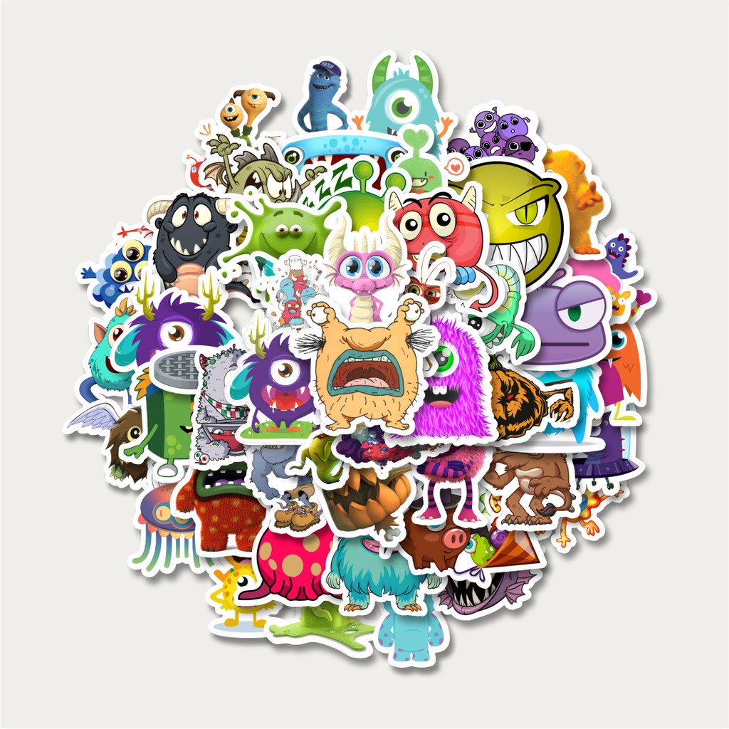 

Sticker Pack Stiker Monster Art Illustration Karakter Mix 5 | Sticker TUMBLR | Stiker LAPTOP KOPER HELM