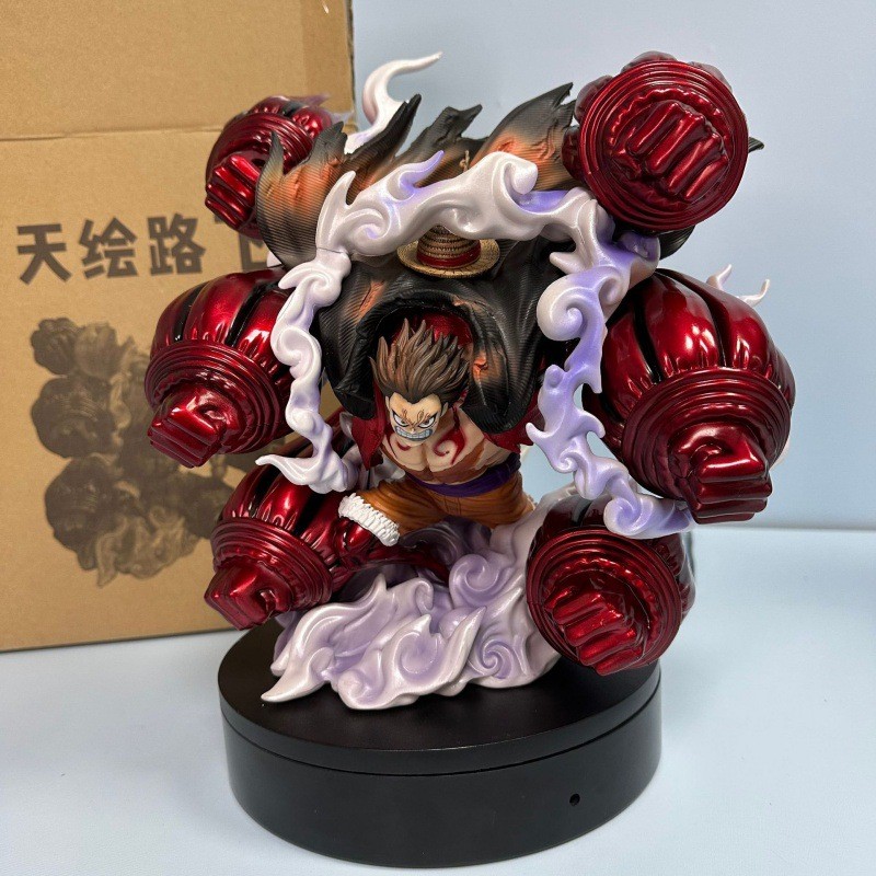 Pajangan Patung Anime Monkey D Luffy In Gear 4 One Piece Anime Figure M230