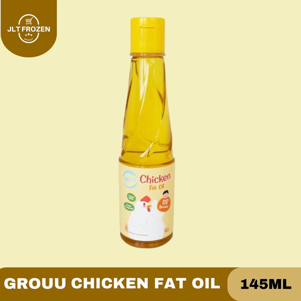 

Grouu Chicken Fat Oil 145ml / Minyak Lemak Ayam / Minyak Lemak MPASI