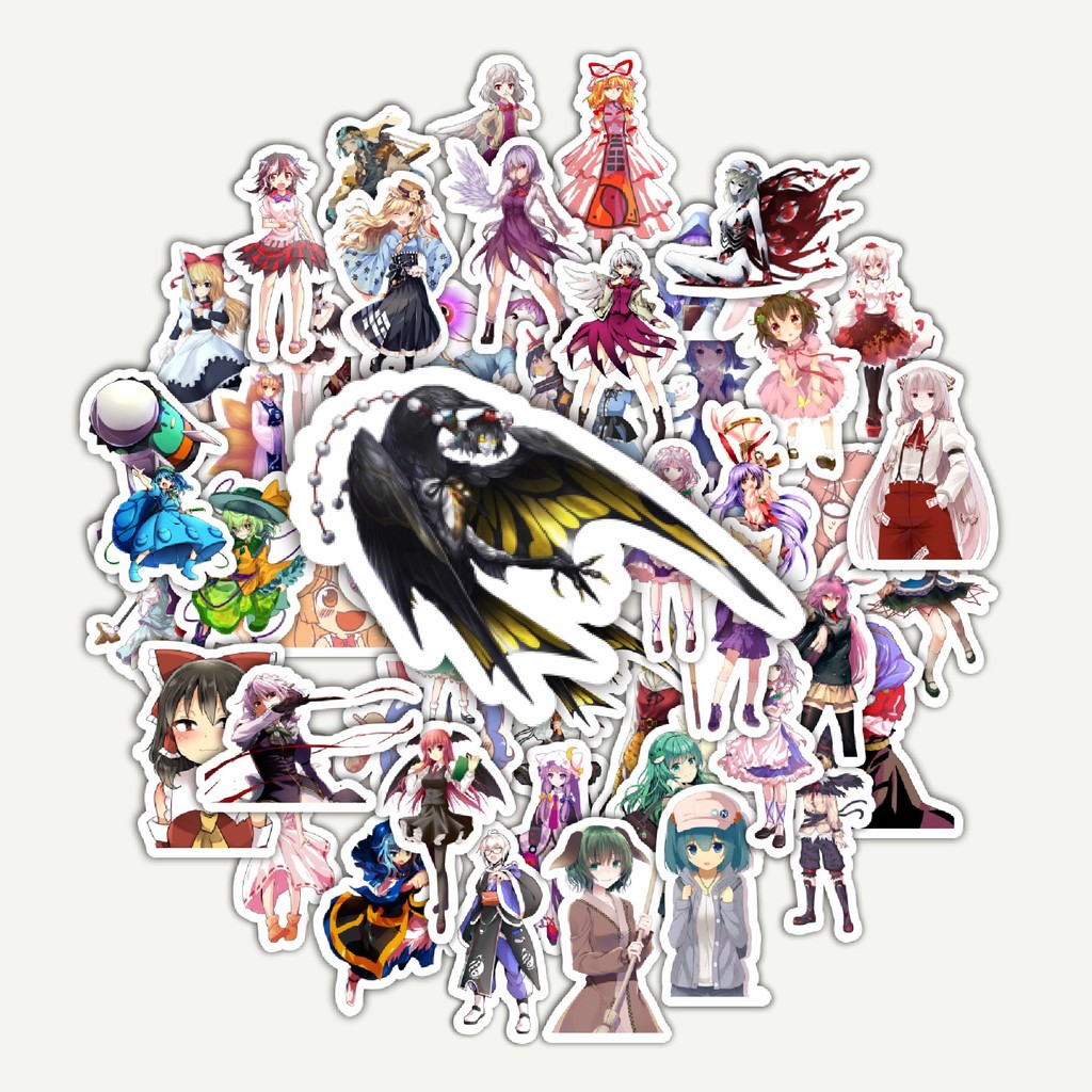 

Sticker Pack Stiker Game Series Touhou Project Karakter Mix 2 | Sticker TUMBLR | Stiker LAPTOP KOPER HELM
