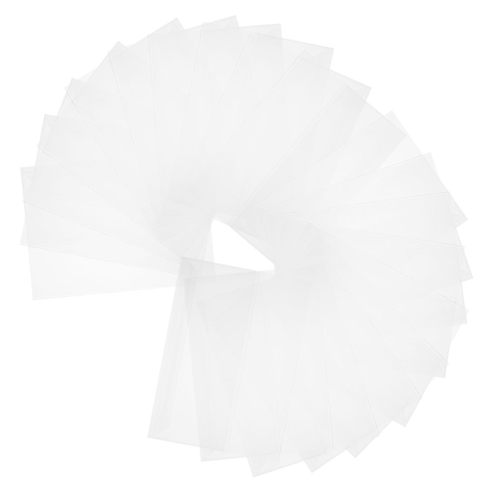 

20 Pcs Waterproof Book Cover Plastic File Folders Adjustable Report with Clear Resume Pp