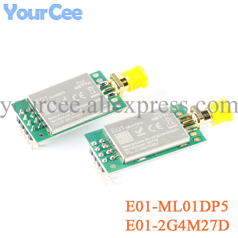 2pcs/1pc E01-2G4M27D E01-ML01DP5 nRF24L01P nRF24L01 PA  A Long Range 2.4GHz SPI DIP IoT Wifi Wireles