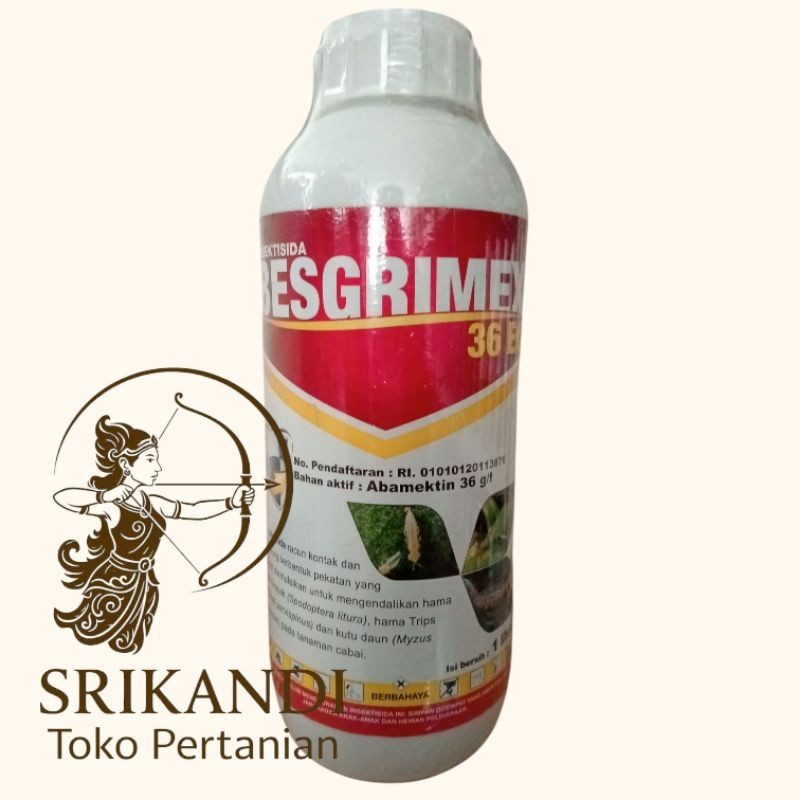 Besgrimex 36 EC 1 liter Abamectin 36g/l Abamectin Andalan Petani Lebih Hemat
