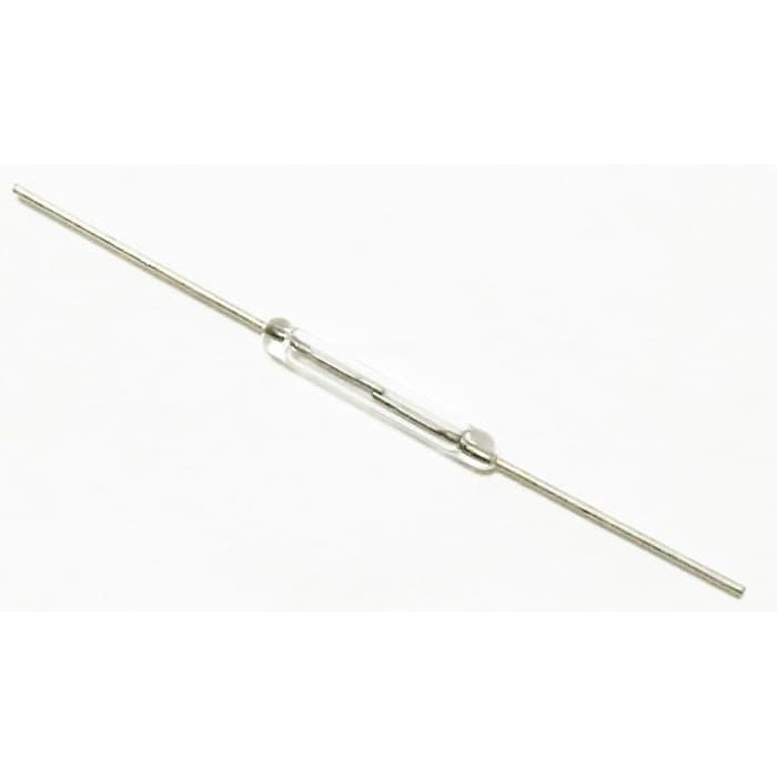 Reed Switch magnetic control 2x14 mm Normally Open Saklar Magnet Saklar Reed Switch 2x14mm Magnetic 