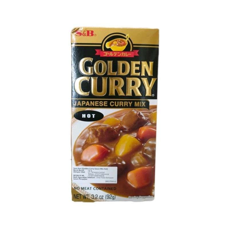 

S&B Golden Curry Japanese Curry Mix Hot 92gr | Bumbu Kari Jepang